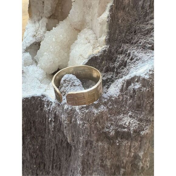 Brass Ring Band, NEW, size 10, adjustable, Handmade - Picture 2 of 5